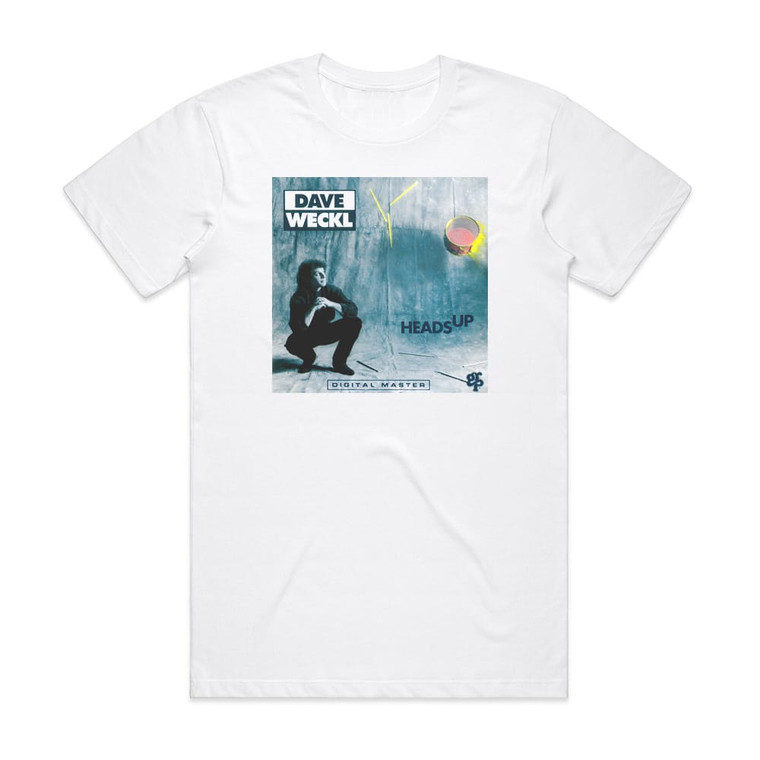 Dave Weckl Heads Up Album Cover T-Shirt White