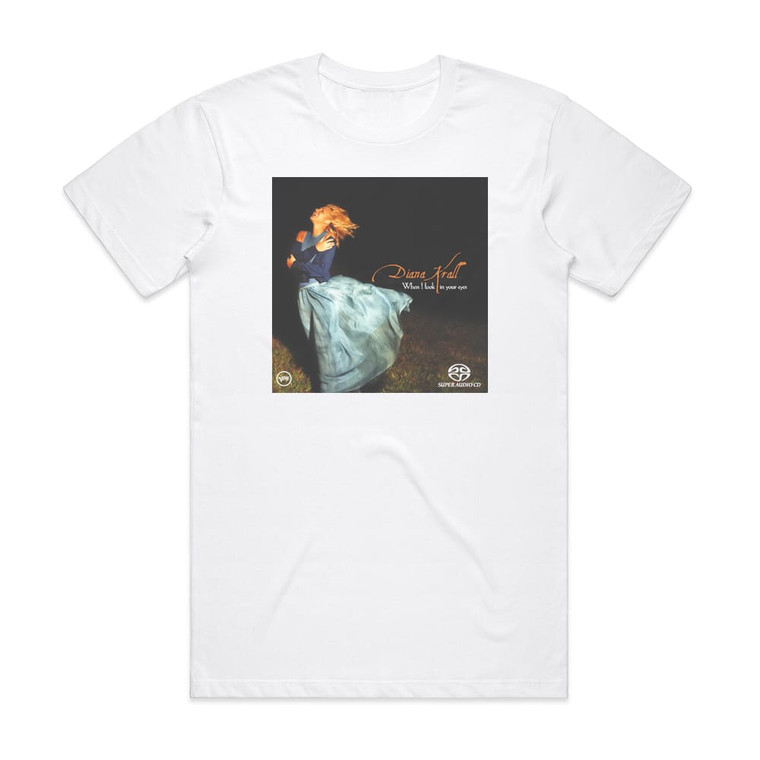 Diana Krall When I Look In Your Eyes Album Cover T-Shirt White