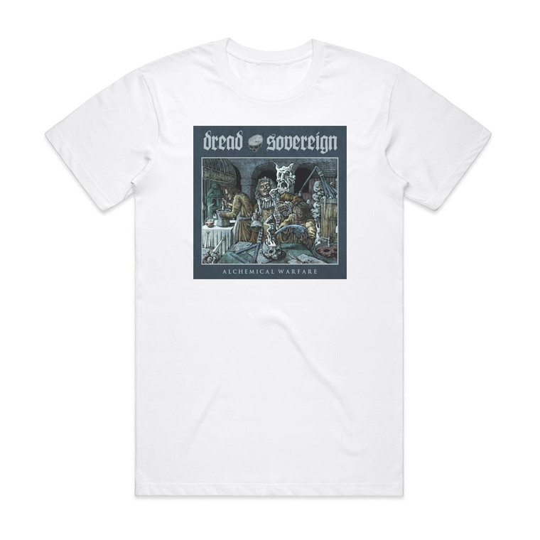 Dread Sovereign Alchemical Warfare Album Cover T-Shirt White