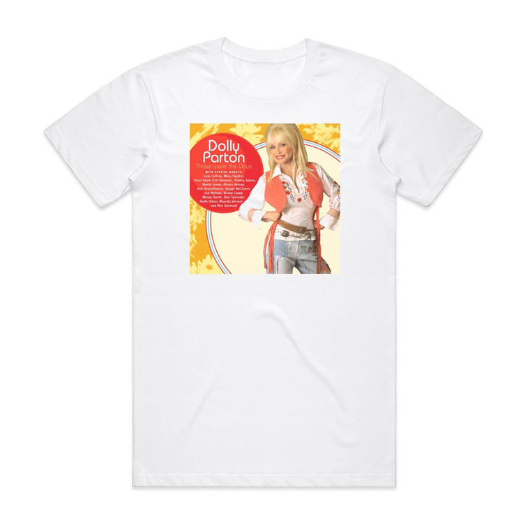 Dolly Parton Those Were The Days Album Cover T-Shirt White