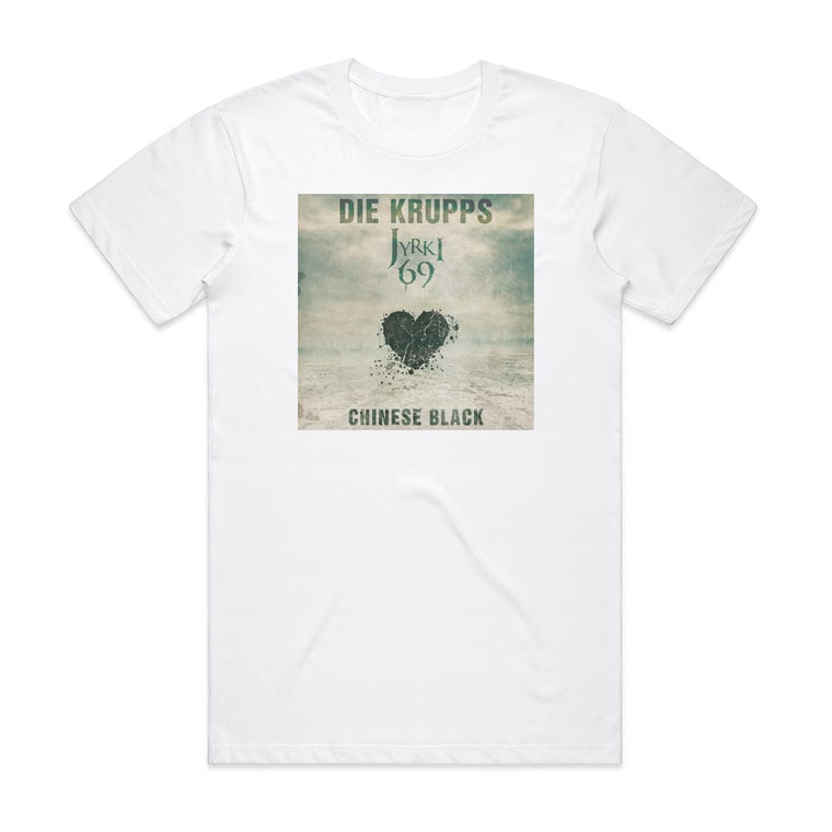 Die Krupps Chinese Black Album Cover T-Shirt White