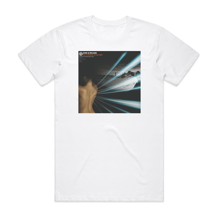 Dom and Roland No Strings Attached Album Cover T-Shirt White