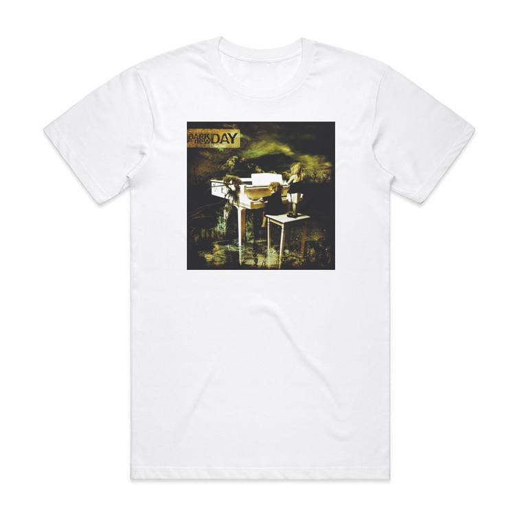 Dark New Day Twelve Year Silence Album Cover T-Shirt White