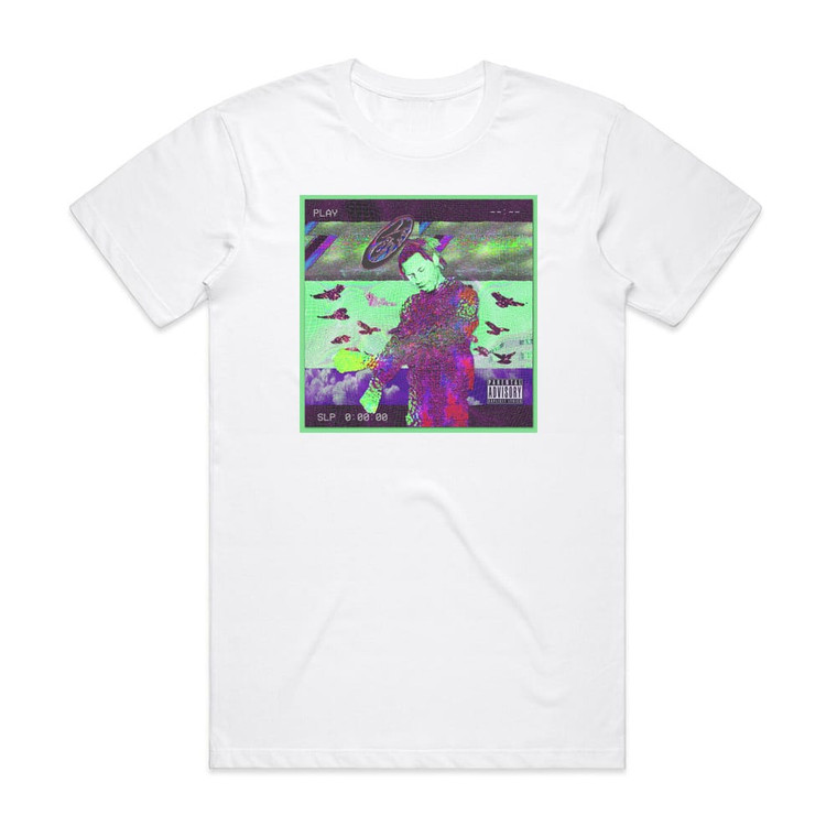 Denzel Curry 32 Zel Planet Shrooms Album Cover T-Shirt White