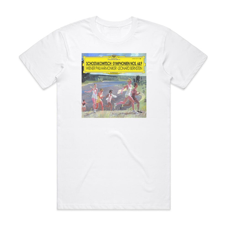 Dmitri Dmitrievich Shostakovich Symphonien Nos 6 9 Album Cover T-Shirt White