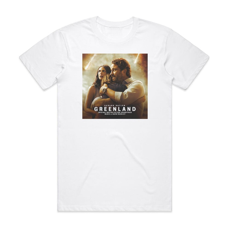 David Buckley Greenland Album Cover T-Shirt White