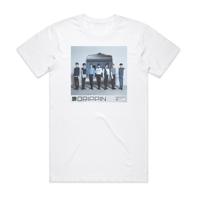 DRIPPIN Boyager Album Cover T-Shirt White