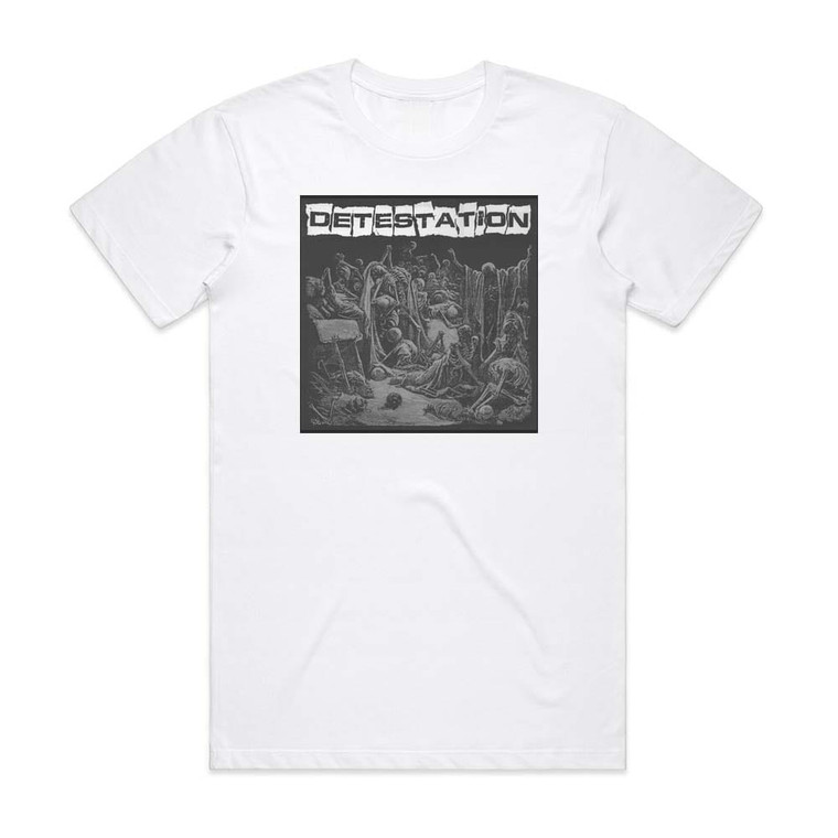 Detestation Detestation Album Cover T-Shirt White