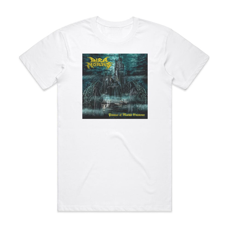 Dira Mortis Psalms Of Morbid Existence Album Cover T-Shirt White