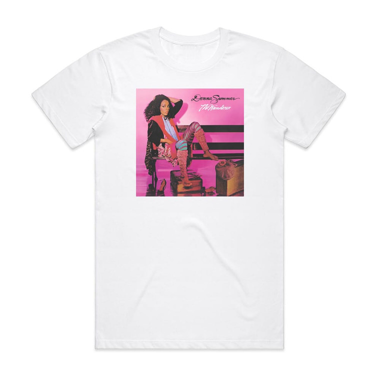 Donna Summer The Wanderer 1 Album Cover T-Shirt White