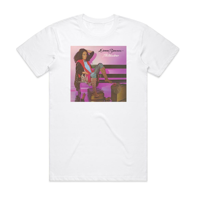 Donna Summer The Wanderer 2 Album Cover T-Shirt White