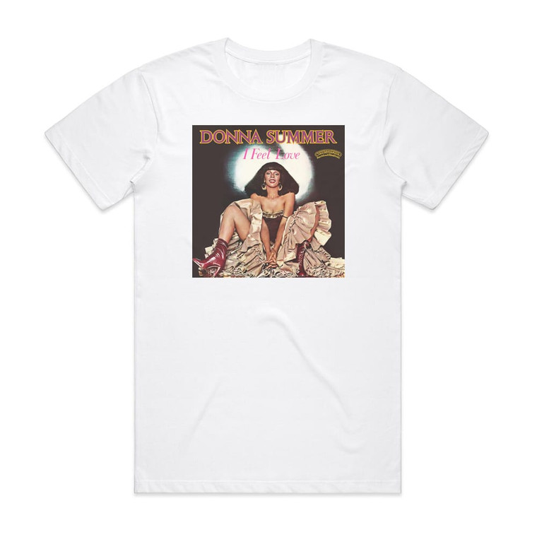 Donna Summer I Feel Love Album Cover T-Shirt White