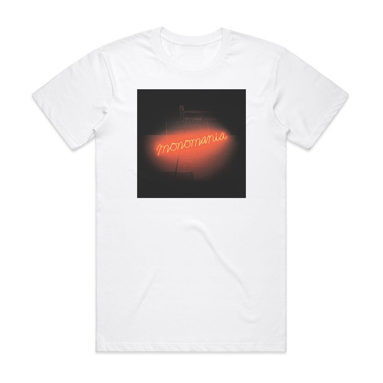 Deerhunter Monomania Album Cover T-Shirt White