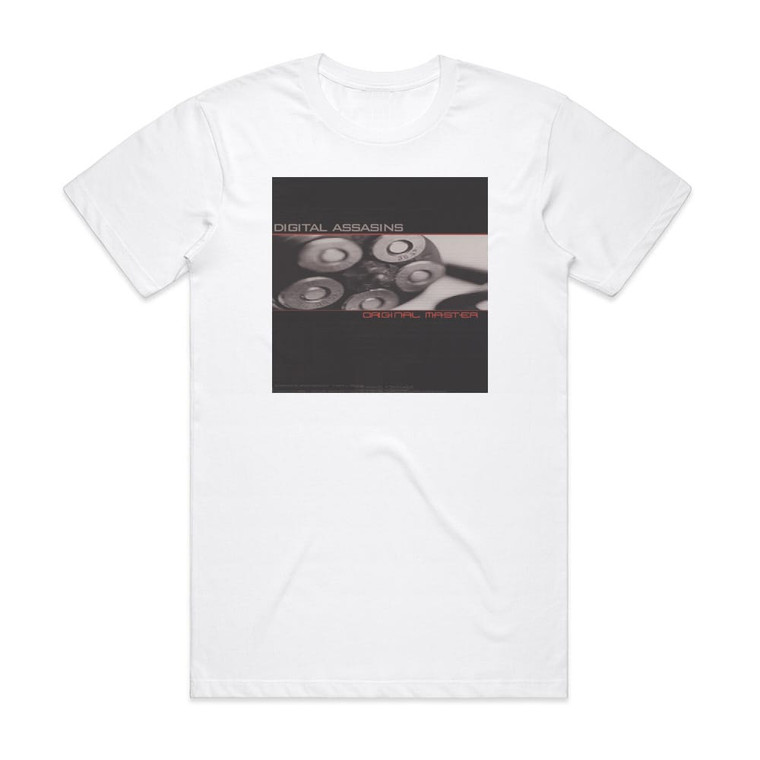 Digital Assassins Original Master Album Cover T-Shirt White