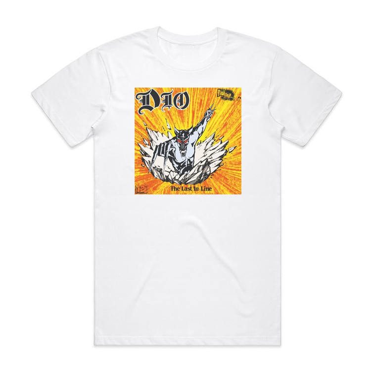 Dio The Last In Line 1 Album Cover T-Shirt White