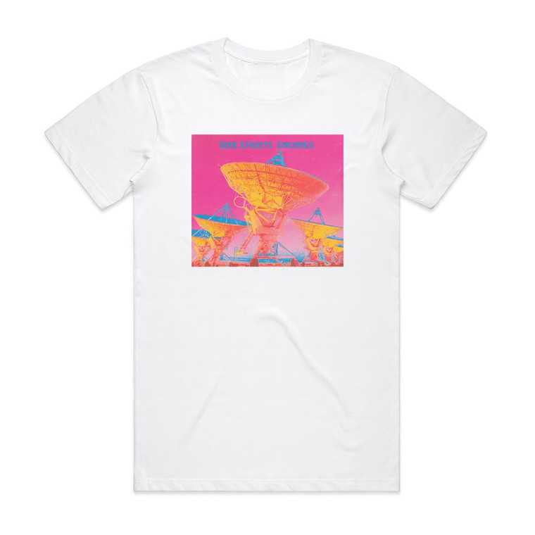 Dire Straits Encores Album Cover T-Shirt White