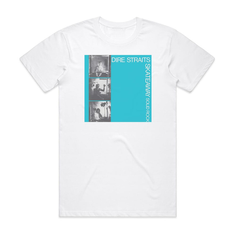 Dire Straits Skateaway Album Cover T-Shirt White
