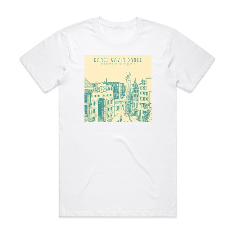 Dance Gavin Dance Downtown Battle Mountain 1 Album Cover T-Shirt White