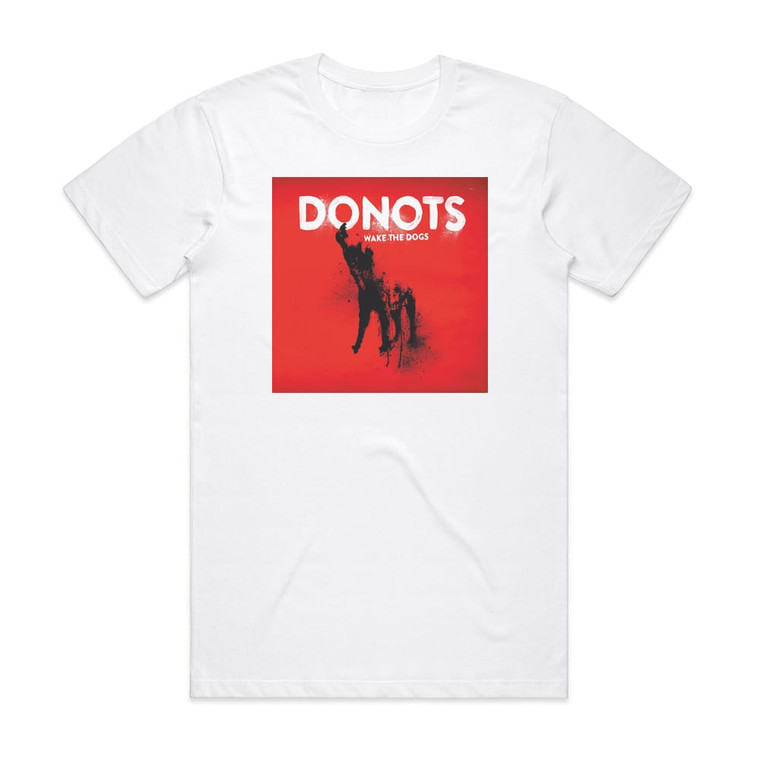 Donots Wake The Dogs Album Cover T-Shirt White