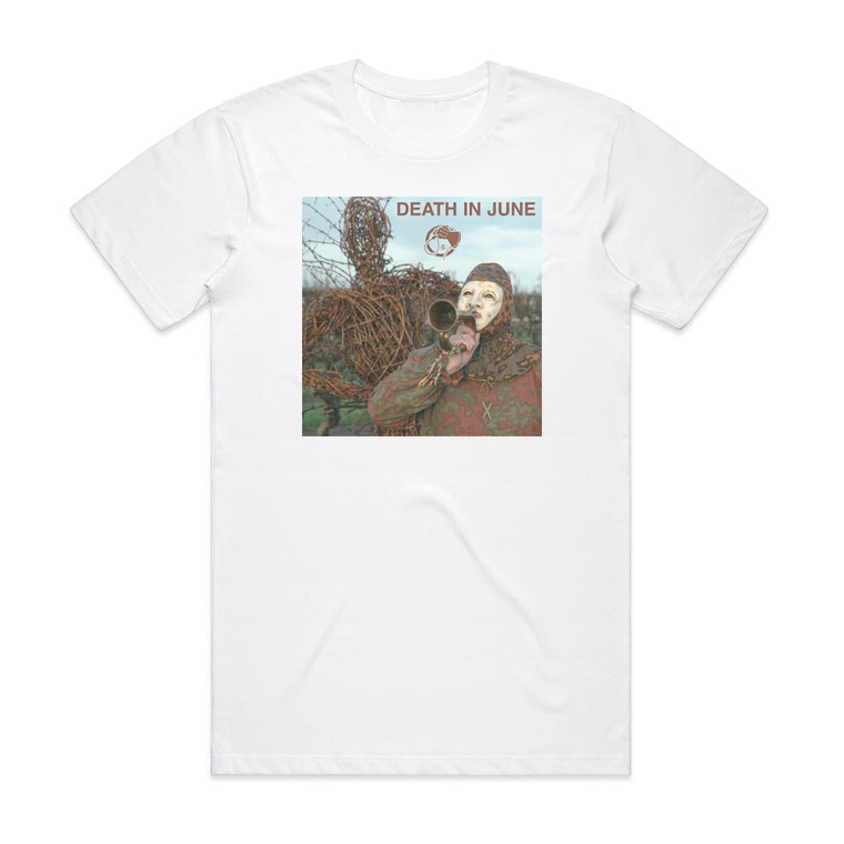 Death in June The Rule Of Thirds Album Cover T-Shirt White