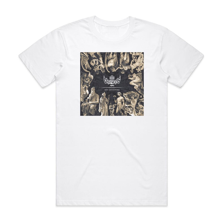 Deathless Legacy The Gathering Album Cover T-Shirt White