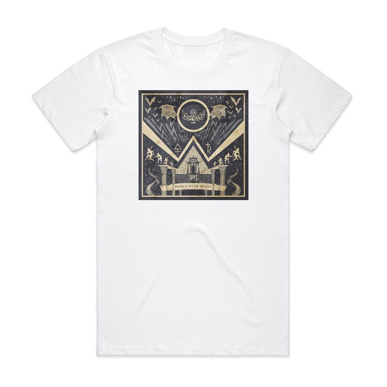 Deathless Legacy Dance With Devils Album Cover T-Shirt White