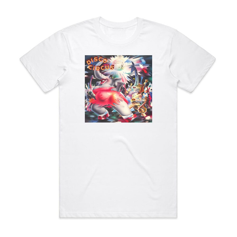 Disco Circus Disco Circus Album Cover T-Shirt White