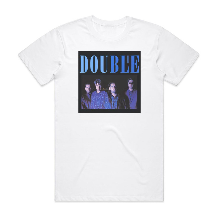 Double Blue Album Cover T-Shirt White