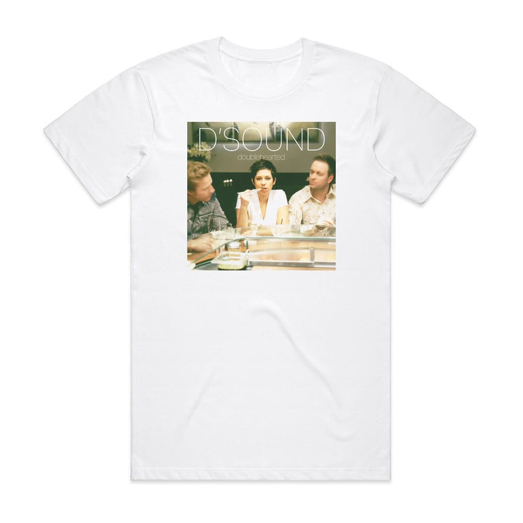 DSound Doublehearted Album Cover T-Shirt White