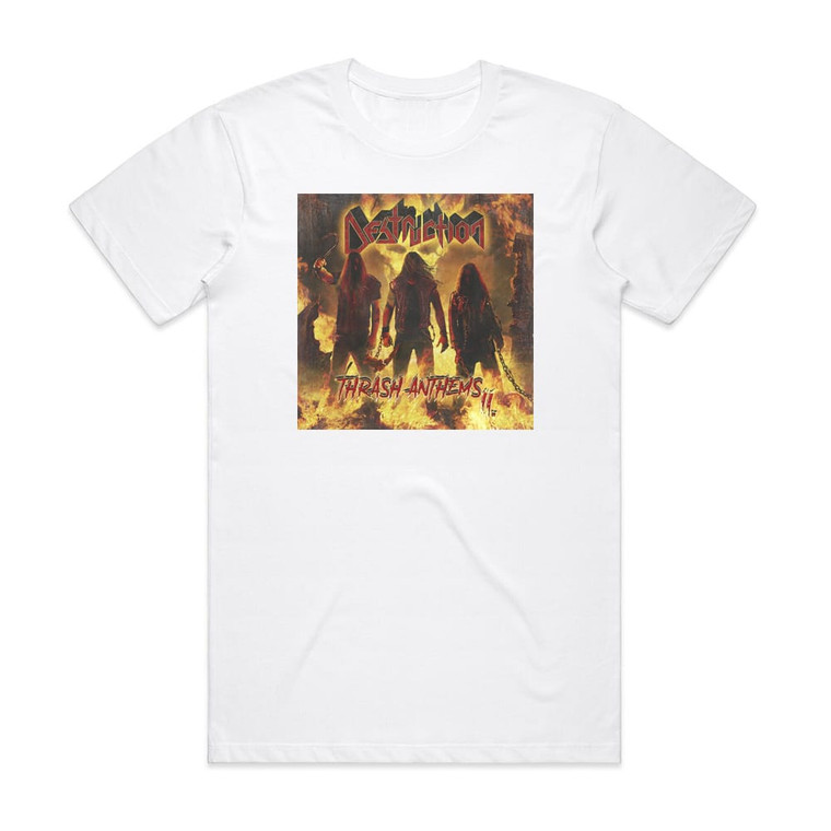 Destruction Thrash Anthems Ii Album Cover T-Shirt White