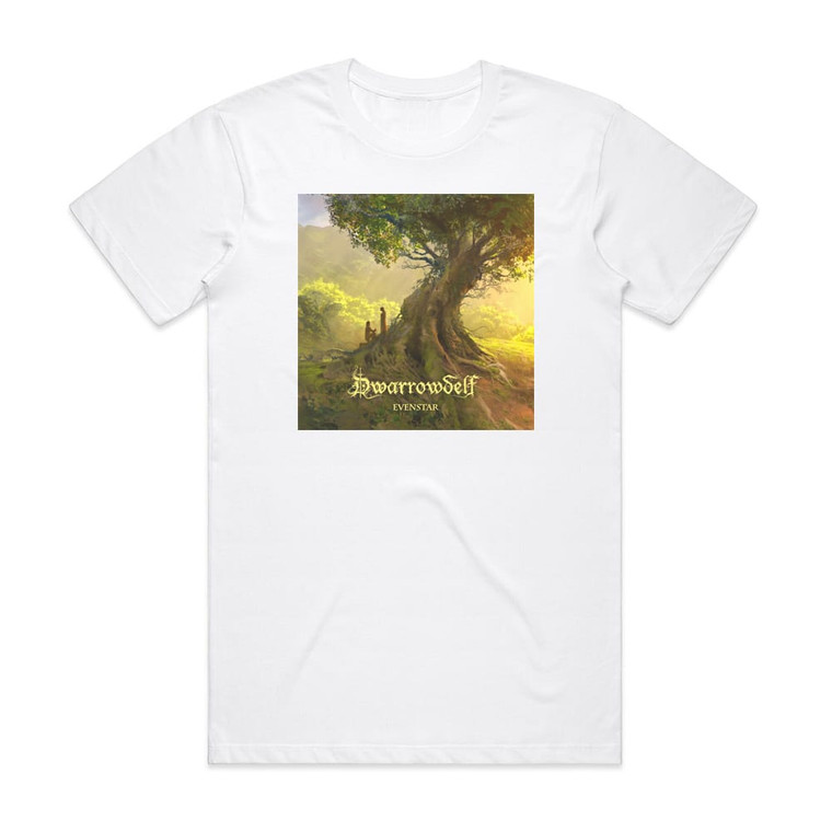 Dwarrowdelf Evenstar Album Cover T-Shirt White