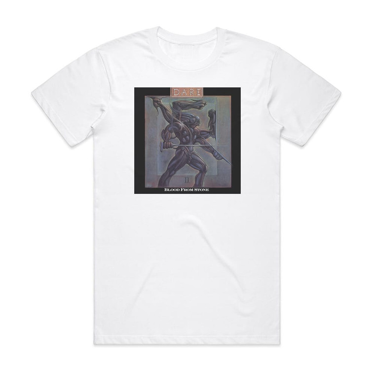 Dare Blood From Stone Album Cover T-Shirt White