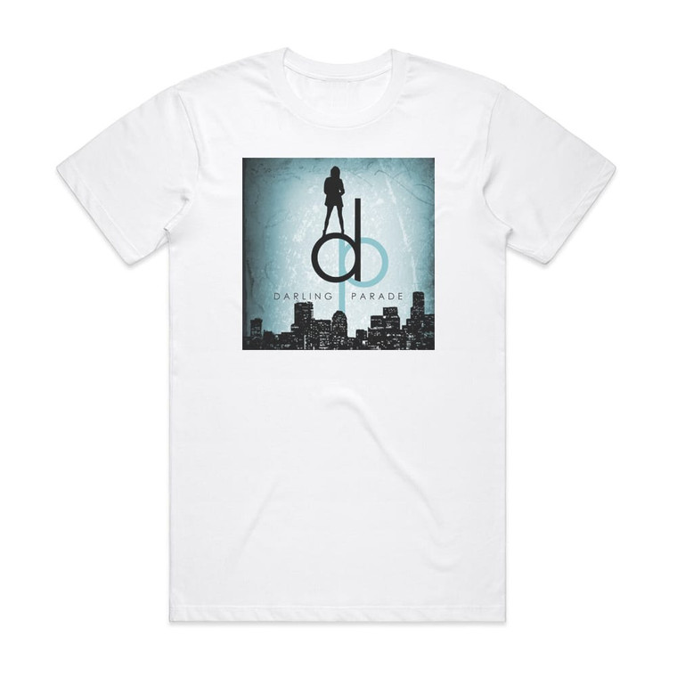 Darling Parade Darling Parade Album Cover T-Shirt White Darling Parade Darling Parade Album Cover T-Shirt White