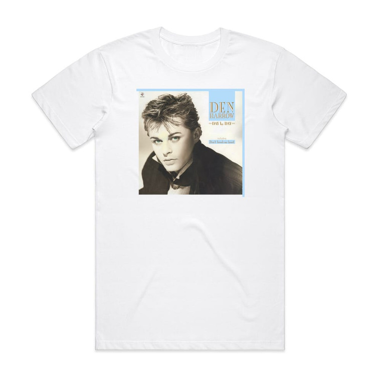 Den Harrow Day By Day Album Cover T-Shirt White