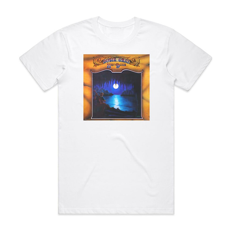Dobie Gray Hey Dixie Album Cover T-Shirt White