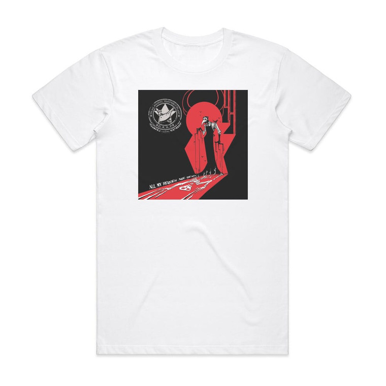 Dead Animal Assembly Plant All My Heroes Are Dead Album Cover T-Shirt White