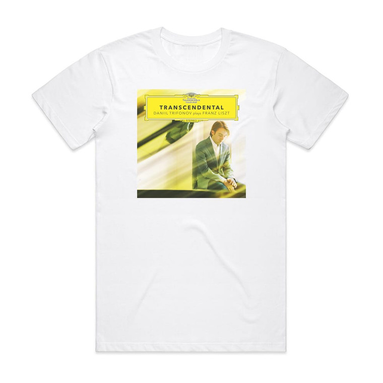 Daniil Trifonov Transcendental Daniil Trifonov Plays Franz Liszt Album Cover T-Shirt White