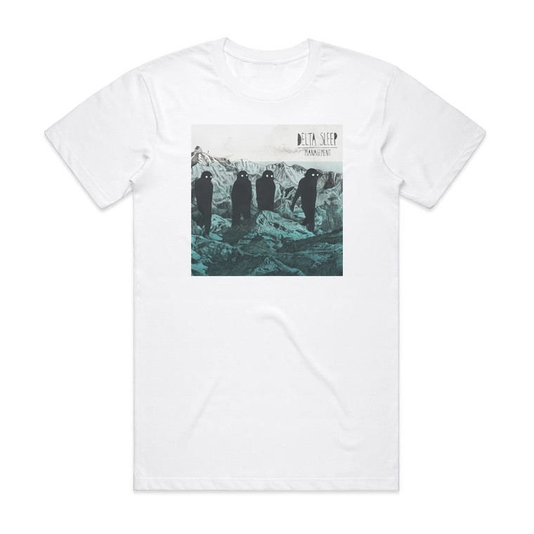Delta Sleep Management Album Cover T-Shirt White