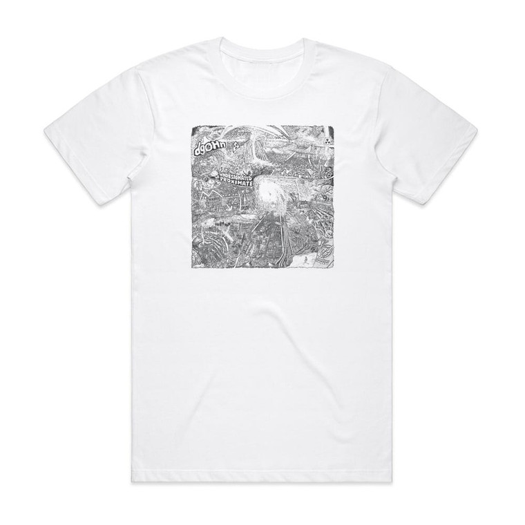 dgoHn Undesignated Proximate Album Cover T-Shirt White