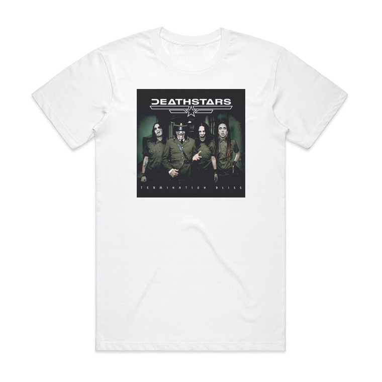 Deathstars Termination Bliss 2 Album Cover T-Shirt White