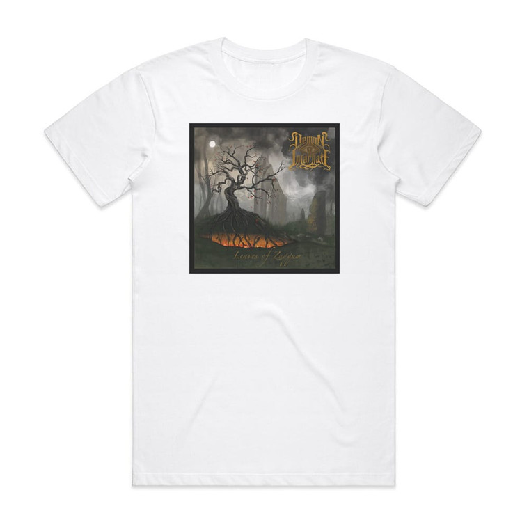 Demon Incarnate Leaves Of Zaqqum Album Cover T-Shirt White