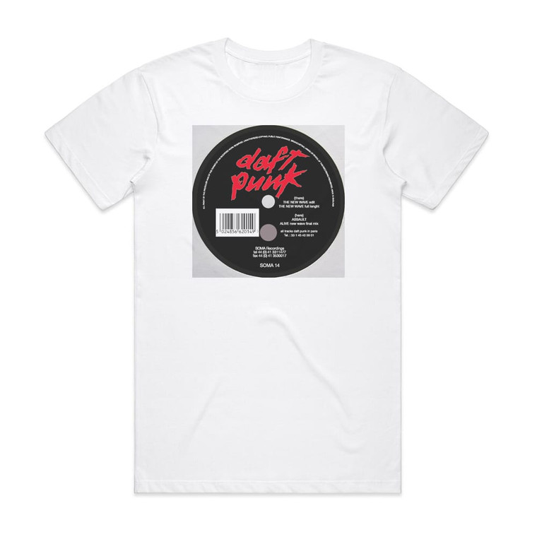 Daft Punk The New Wave Album Cover T-Shirt White