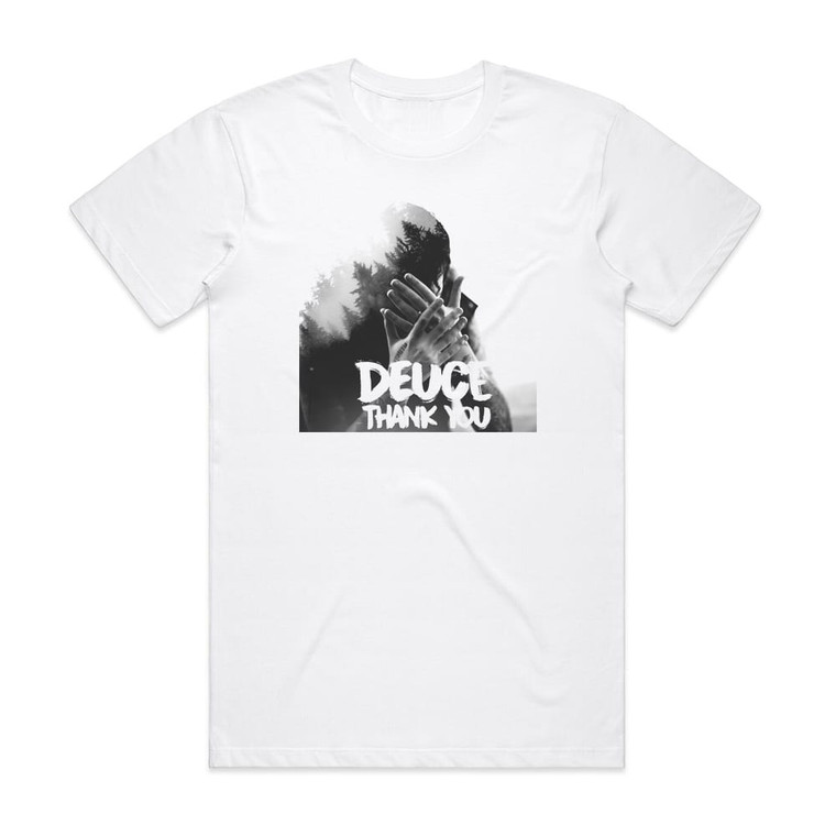 Deuce Thank You Album Cover T-Shirt White