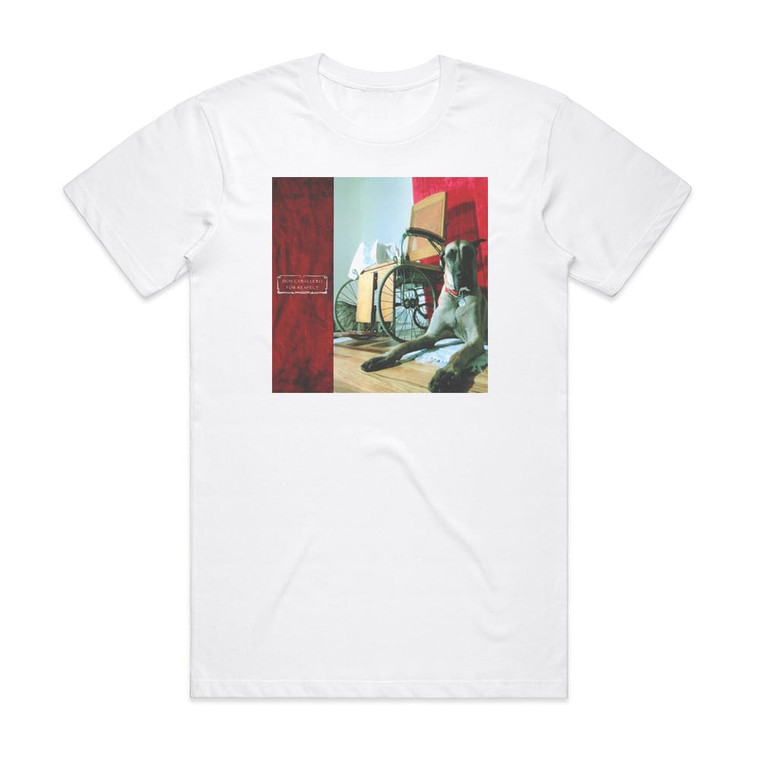 Don Caballero For Respect Album Cover T-Shirt White