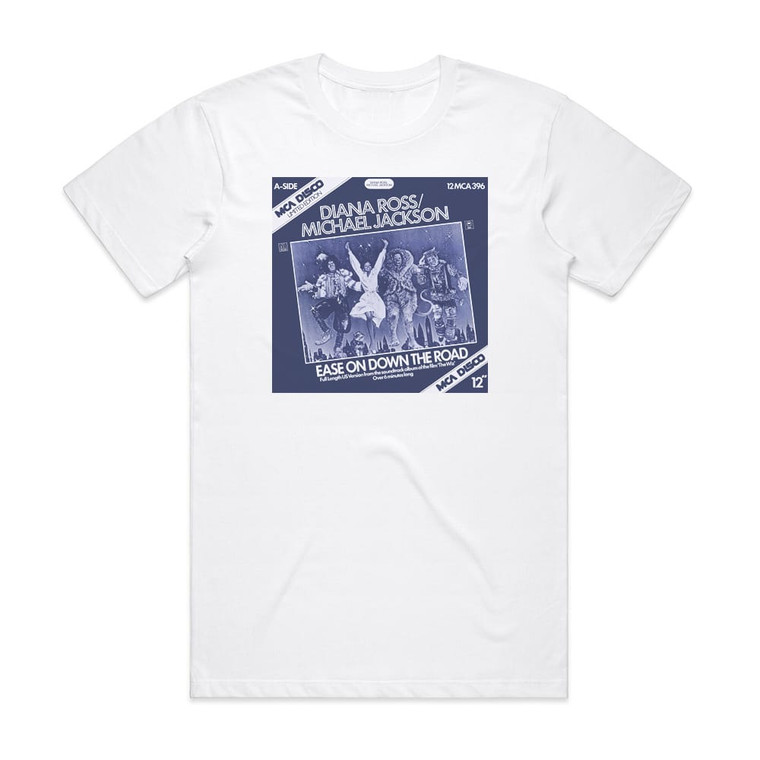 Diana Ross Ease On Down The Road Album Cover T-Shirt White