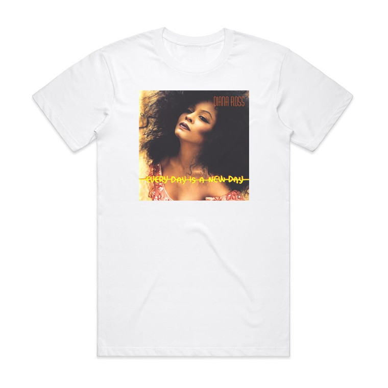 Diana Ross Every Day Is A New Day 1 Album Cover T-Shirt White
