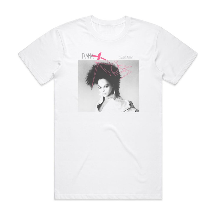 Diana Ross Swept Away Album Cover T-Shirt White