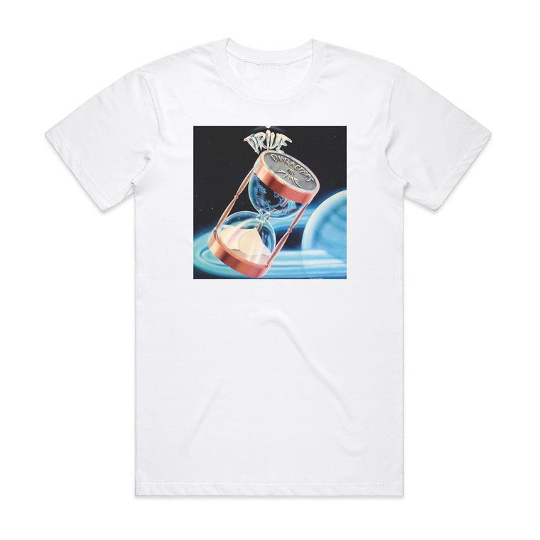 Drive Characters In Time Album Cover T-Shirt White