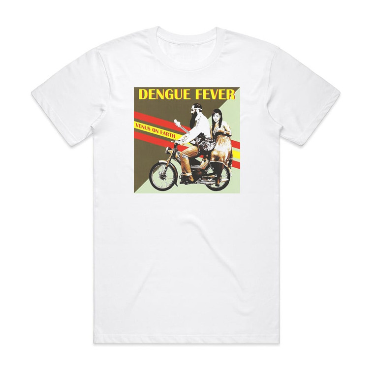 Dengue Fever Venus On Earth Album Cover T-Shirt White
