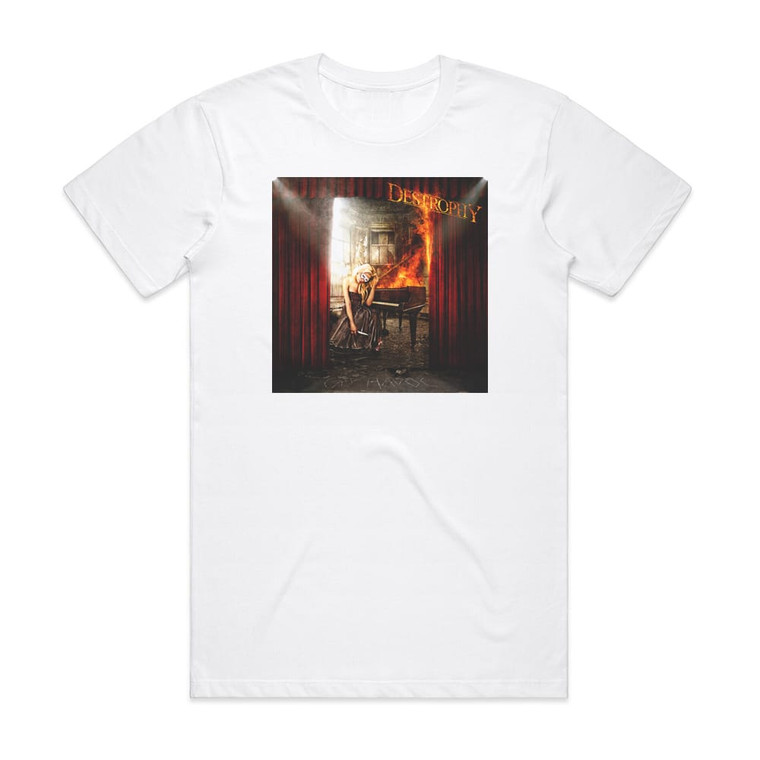 Destrophy Cry Havoc Album Cover T-Shirt White